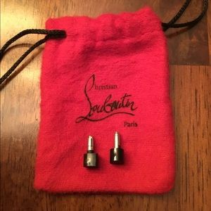 Christian Louboutin Black heel taps